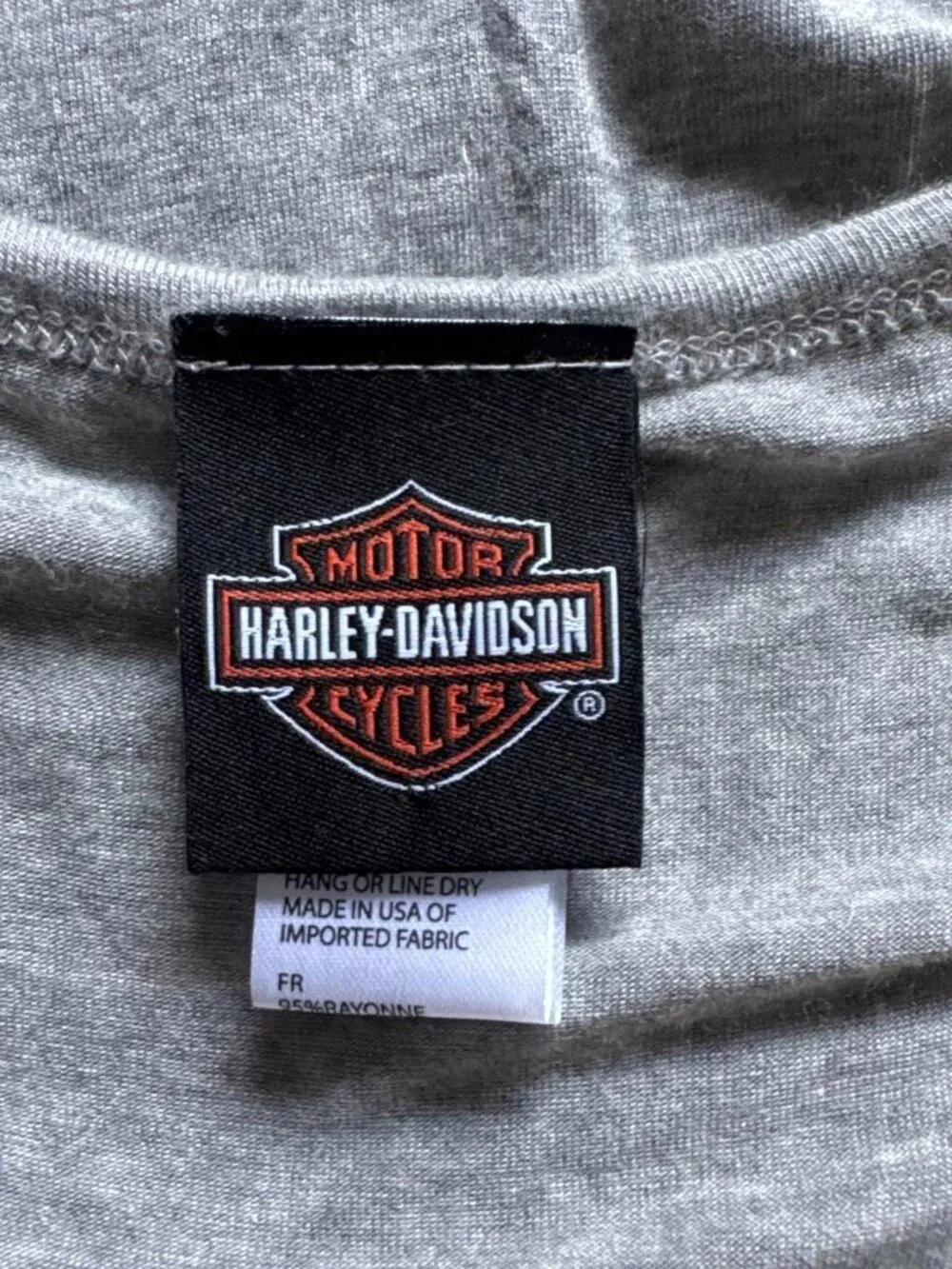 Harley Davidson Women's Grey T-shirt